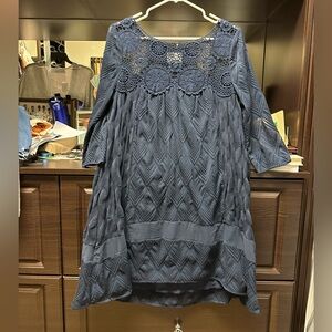 Holding horse navy lace mini dress size small
